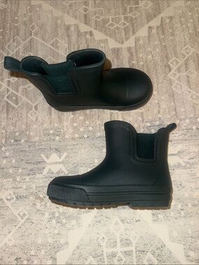 Toddler  Rain Boots - Slip-On Chelsea Style- color Hunter Green